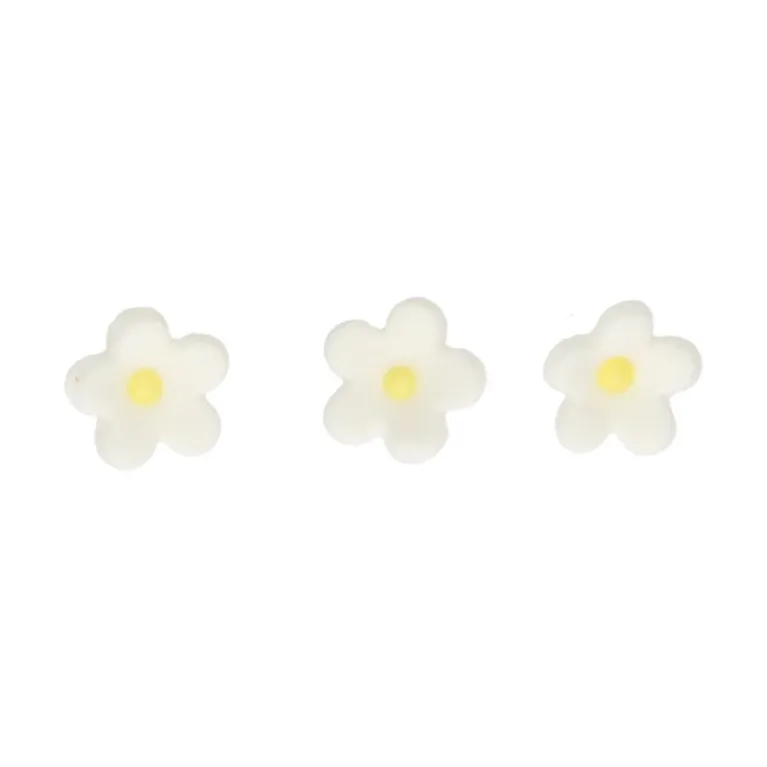 Décors en sucre FunCakes Fleurs blanches 64 pièces