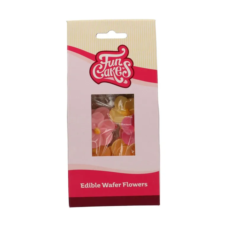 Fleurs en papier comestibles FunCakes Primevère 12 pièces