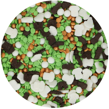 Medley en sucre FunCakes Football Doré 65 g