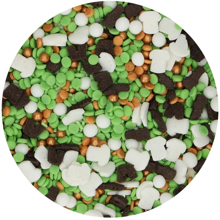 FunCakes Golden Football Sugar Medley 65 g