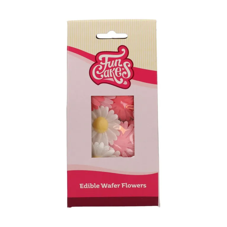 Fleurs en papier comestibles FunCakes Marguerite 13 pièces