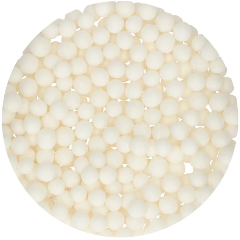 Perles de sucre FunCakes blanches larges 70 g