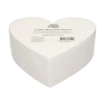 FunCakes Dummy Cake Heart 7 cm x Ø20 cm