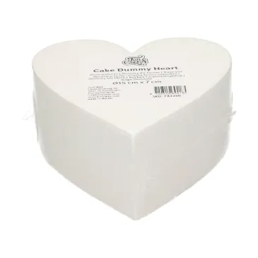 FunCakes Dummy Cake Heart 7 cm x Ø15 cm