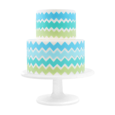 Découpoir pour la pate à sucre PME zig zag (lot de 2)