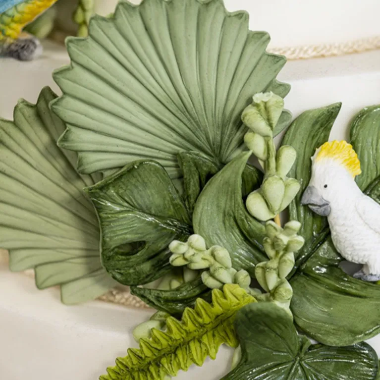 Moule silicone Karen Davies feuilles palmier éventail