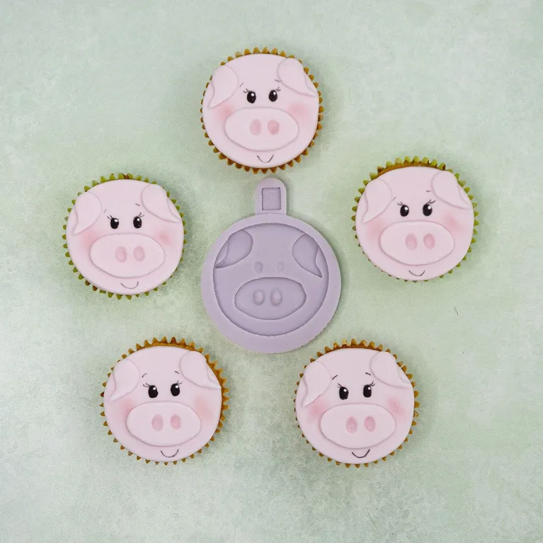 Moule silicone Karen Davies visage de cochon