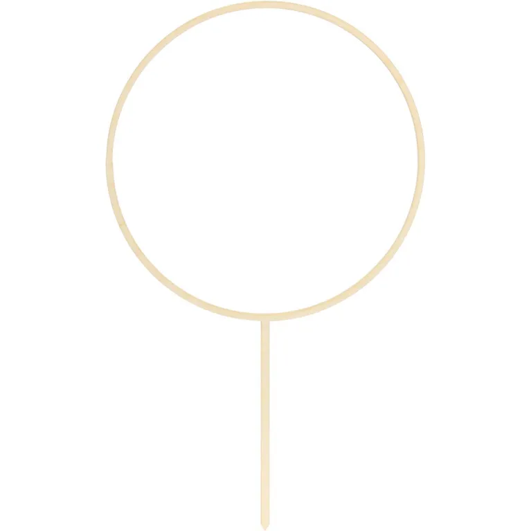 PartyDeco Wood Topper Circle 24.5 cm