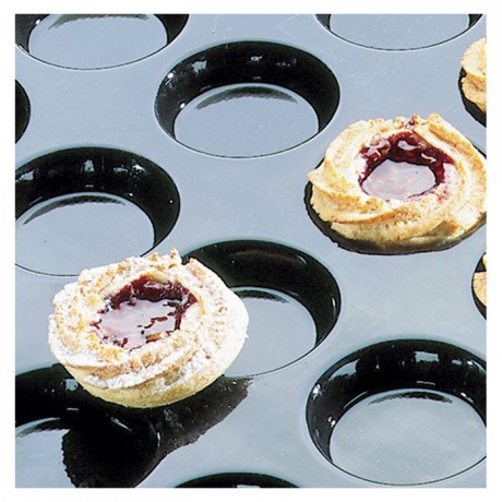 Flexipan 600 x 400 15 florentins - quiches Ø 91 mm H 8 mm