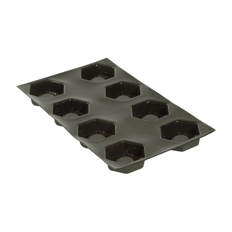 Flexipan 600 x 400 20 hexagones Ø 80 mm H 25 mm