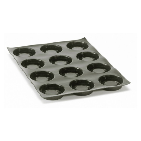Flexipan 600 x 400 24 tartelettes fond de pâte Ø 80 mm H 20 mm