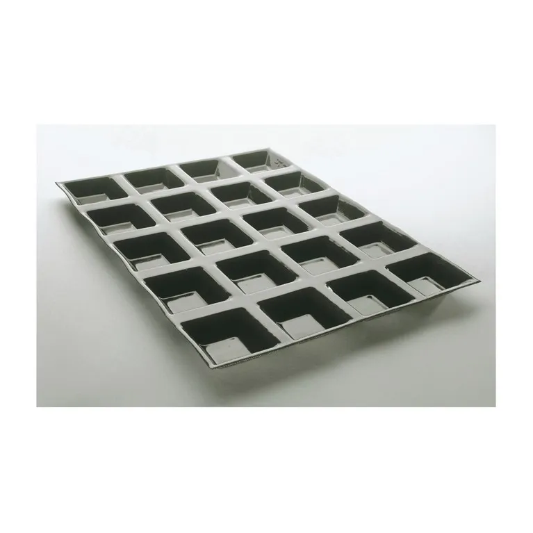 Flexipan 600 x 400 40 tartelettes carrées 60 x 60 x 15 mm