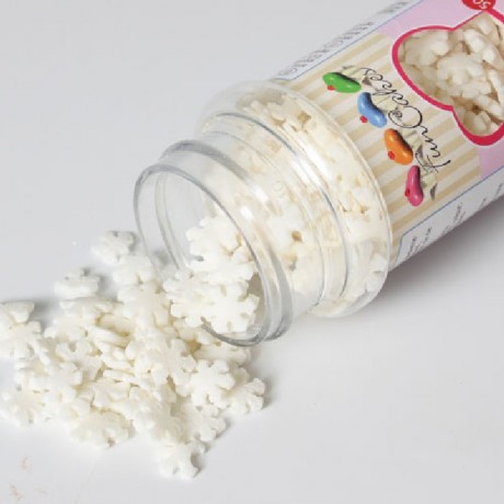 Flocons de neige bleus en sucre FunCakes 50 g