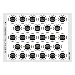 Template macaroons Labo&Gato 28 shapes