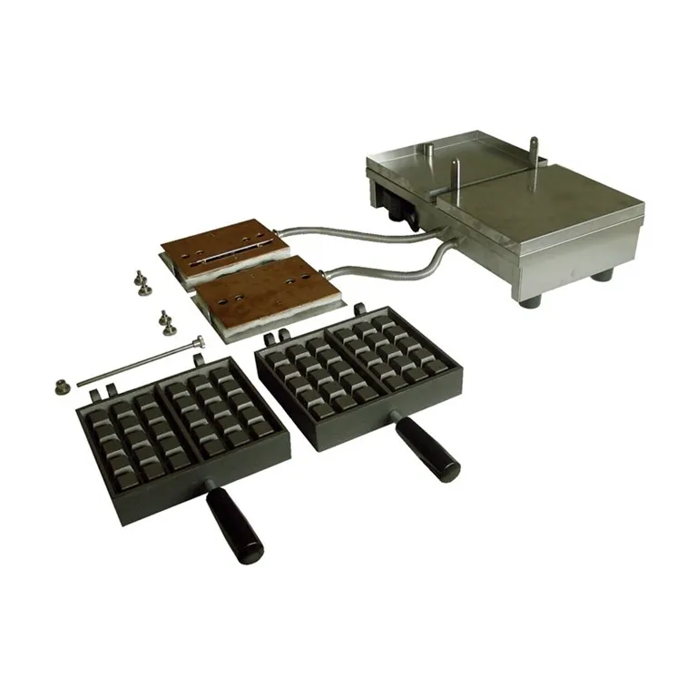 Electric waffle maker Pack resistance opening 180°