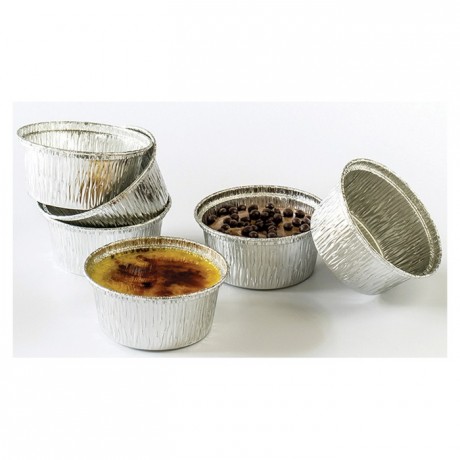 Godet à crème GO 85 RS aluminium Ø 74 mm (lot de 100)