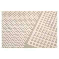 Biscuit stencil grill hexagons