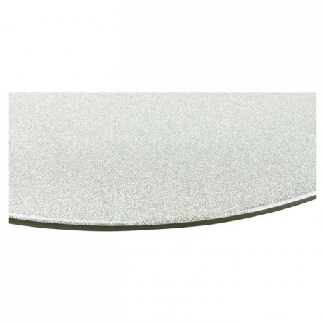 Guéridon mélaminé argenté Ø 240 mm