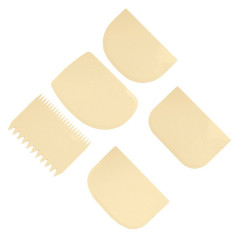 Set of 5 scrapers 100 x 90 mm
