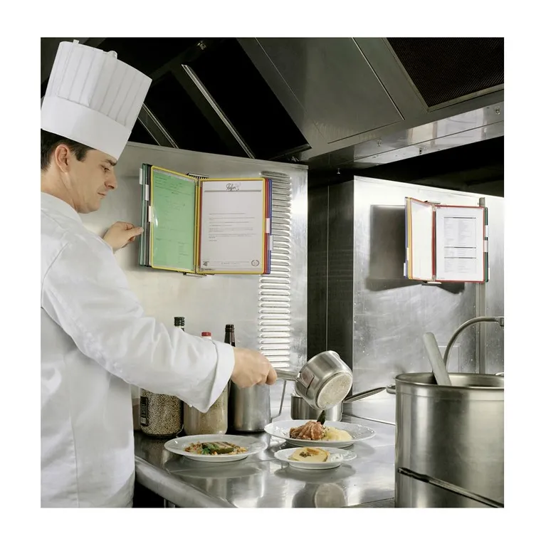 Tarifold kit 10 folding pockets, wall stand