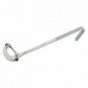 Ladle with coloured handle grey 12 cl