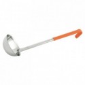 Louche inox manche orange 23,5 cL