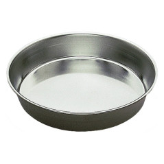 Manqué rond uni fer blanc Ø260 mm