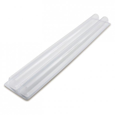 Mini bûche ou insert 570 x 40 x 30 mm en PVC (lot de 10 x 2)