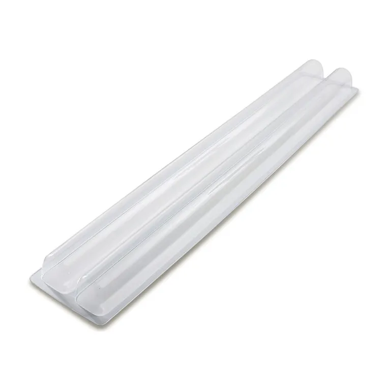 Mini bûche ou insert 570 x 40 x 30 mm en PVC (lot de 10 x 2)