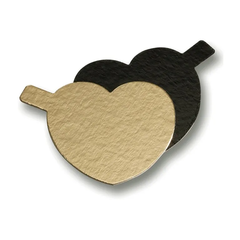Mini carton noir/or Coeur en boite distributrice (lot de 200)