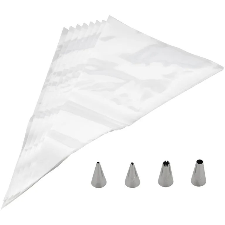 Wilton Mini Pastry Decorating Kit 4 Tips and 8 Bags