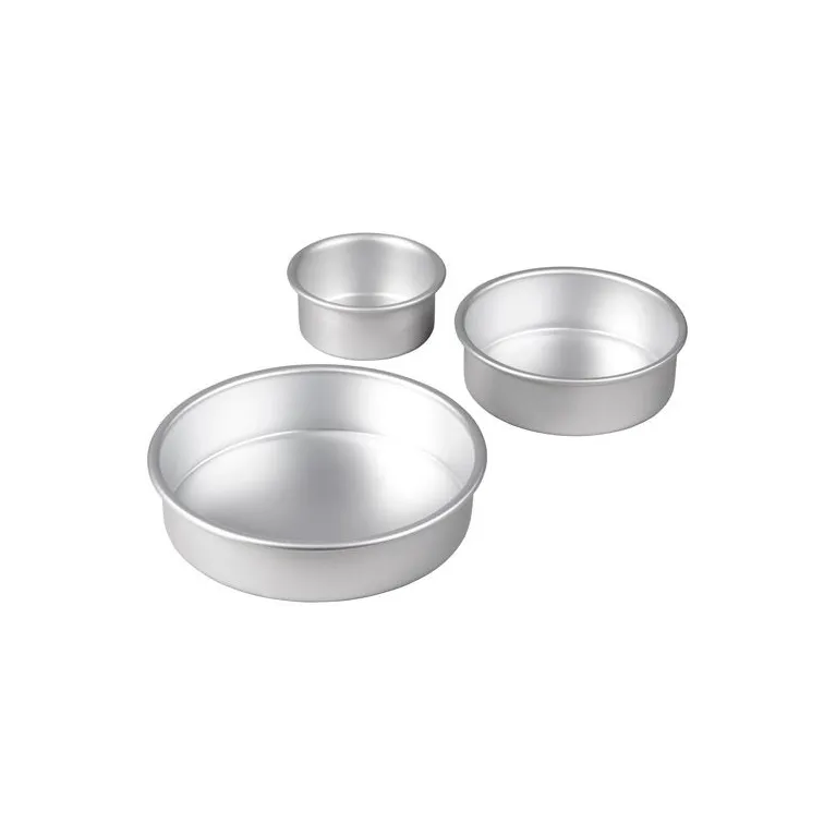 Wilton Round Pans Ø10, 15, 20 x 5 cm (set of 3)