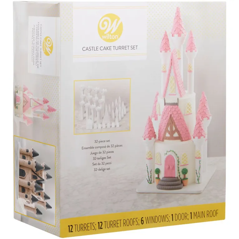 Kit de décoration pour le gâteau Wilton château romantique 32 pièces