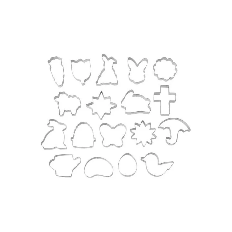 Wilton Easter Metal Cookie Cutters 18 Pieces