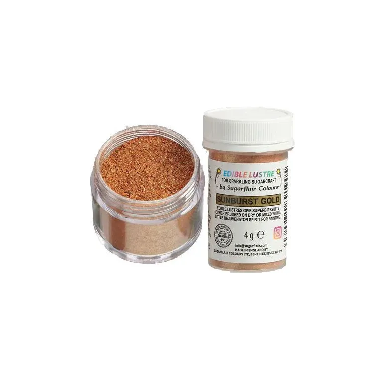 Paillettes alimentaires Sugarflair Sunburst Gold 4 g