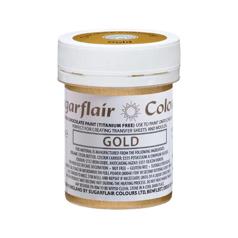 Sugarflair Chocolate Paint Gold 35 g