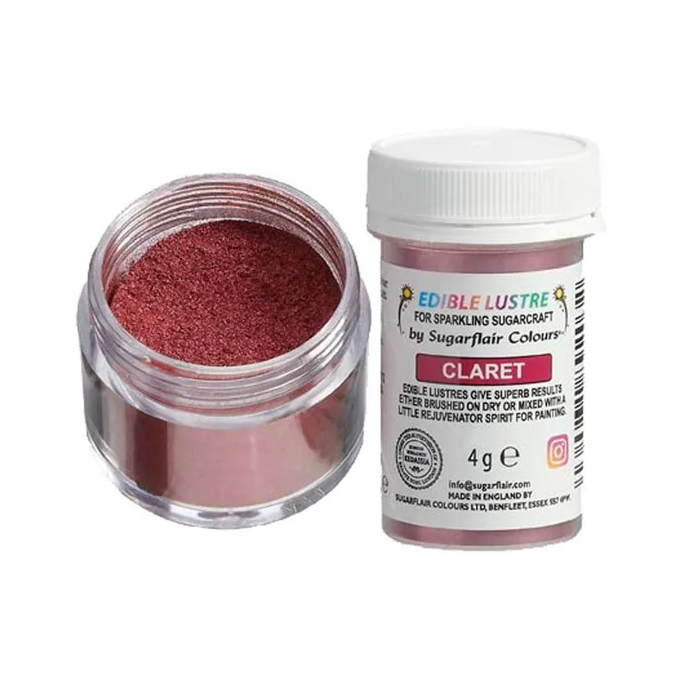 Paillettes alimentaires Sugarflair Claret 4 g