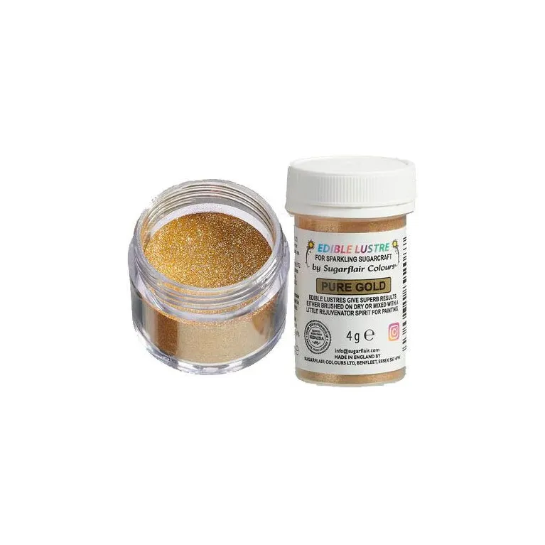 Paillettes alimentaires Sugarflair Pure Gold 4 g