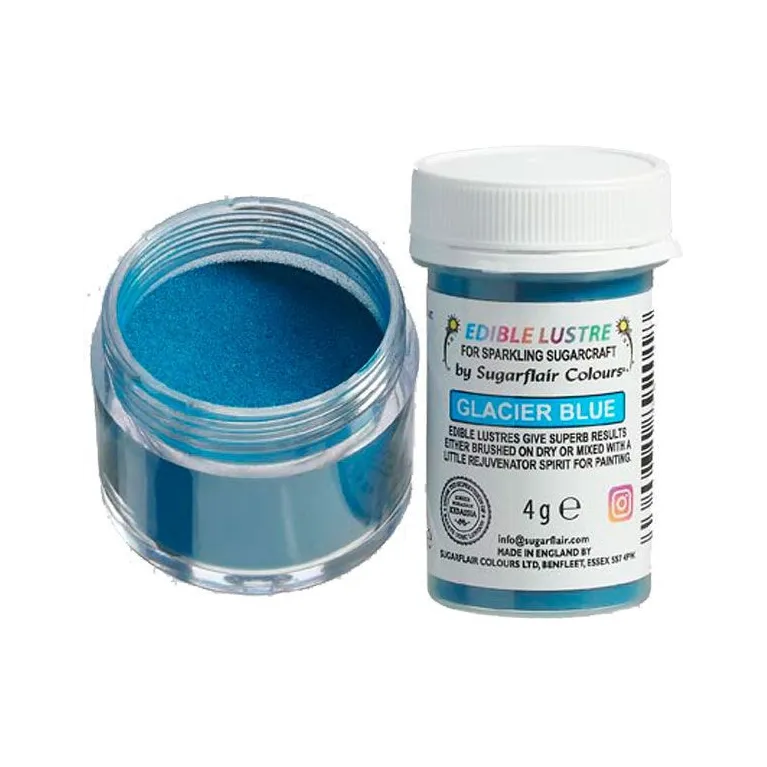 Sugarflair Edible Glitter Glacier Blue 4 g