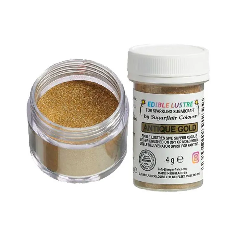 Paillettes alimentaires Sugarflair Antique Gold 4 g