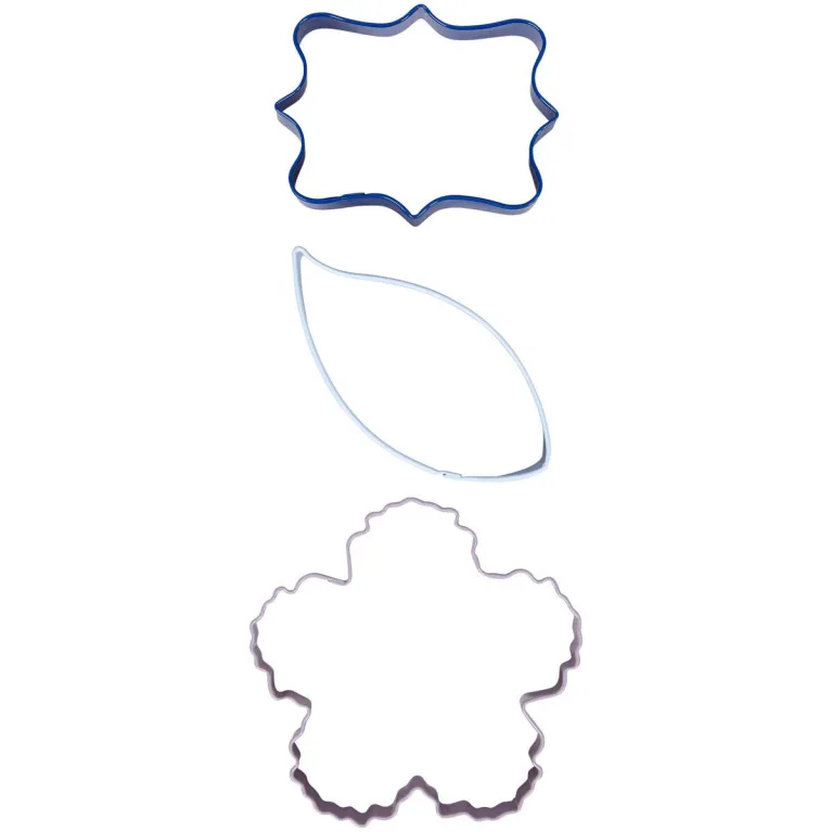 Découpoirs de biscuits Wilton biscuit floral 2 pièces