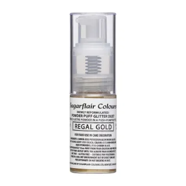 Sugarflair Edible Glitter Spray Regal Gold 10 g