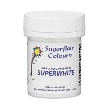 Sugarflair Water-Soluble Powder Colour Super White 20 g