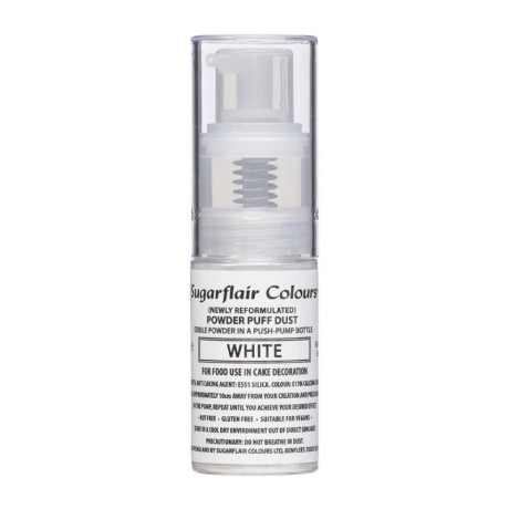 Sugarflair Edible Glitter Spray White 10 g