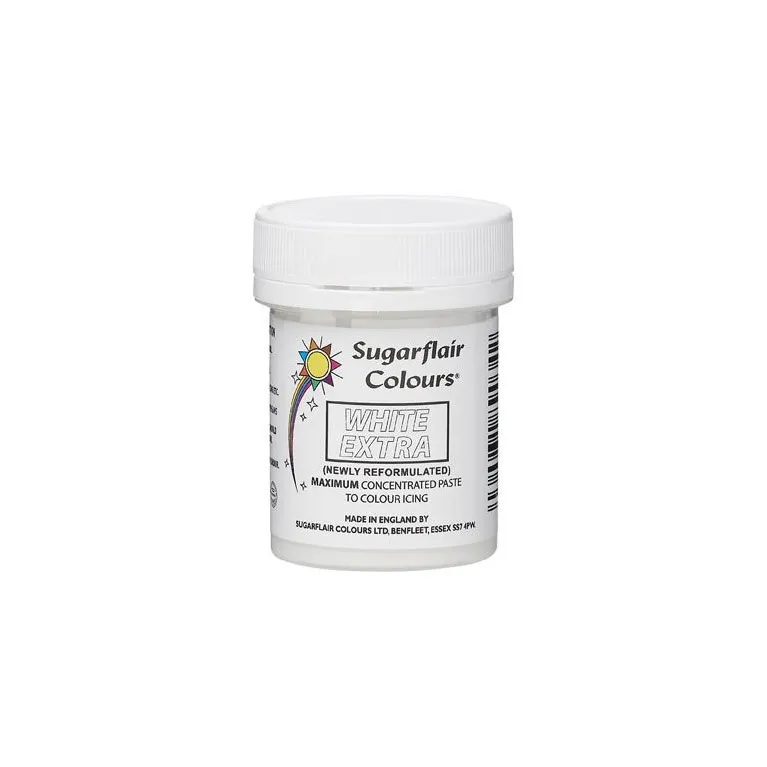 Sugarflair Paste Colour Extra White 42 g