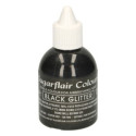 Sugarflair Airbrush Colour Glitter Black 60 ml
