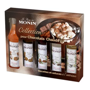 Hot chocolate Monin syrup set 5 x 5 cL