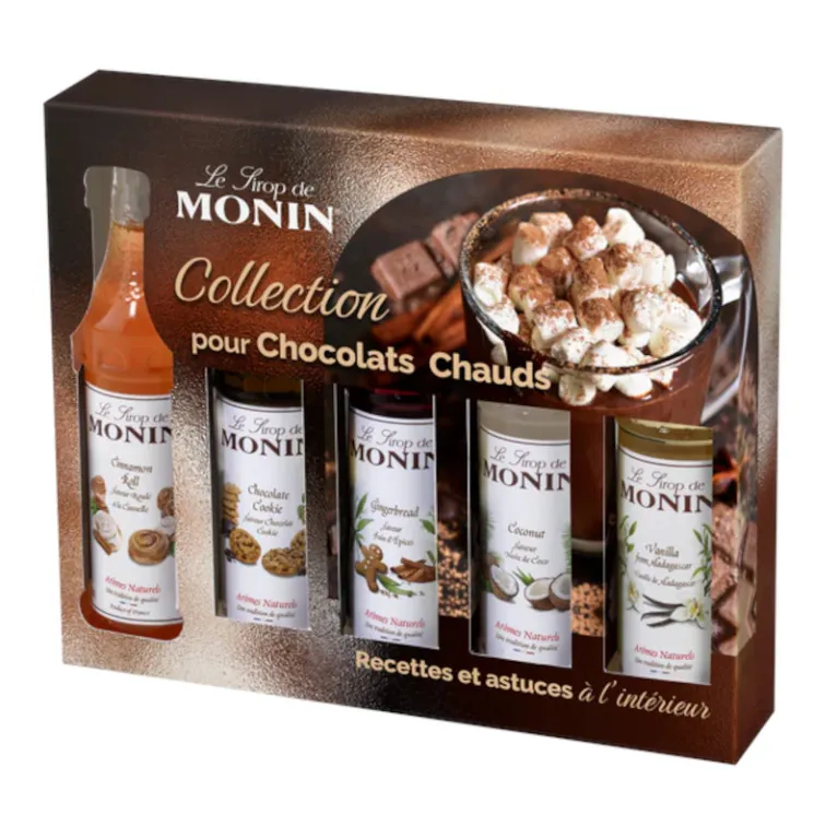 Hot chocolate Monin syrup set 5 x 5 cL