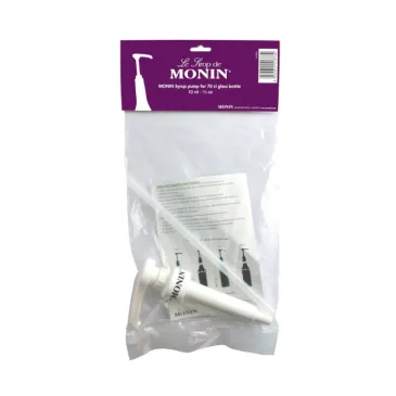 Pompe sirop Monin pour bouteille verre 70 cL