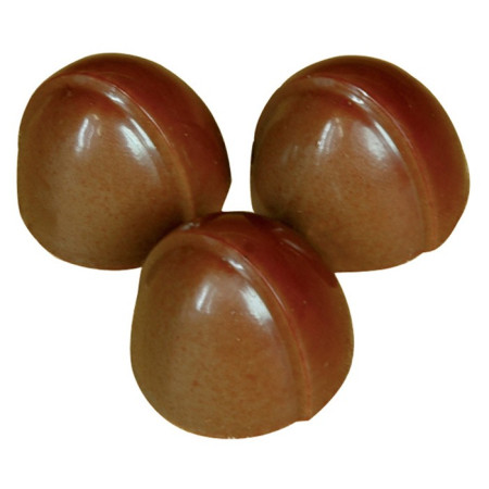 Moule 24 pomponettes décalées en polycarbonate pour chocolat